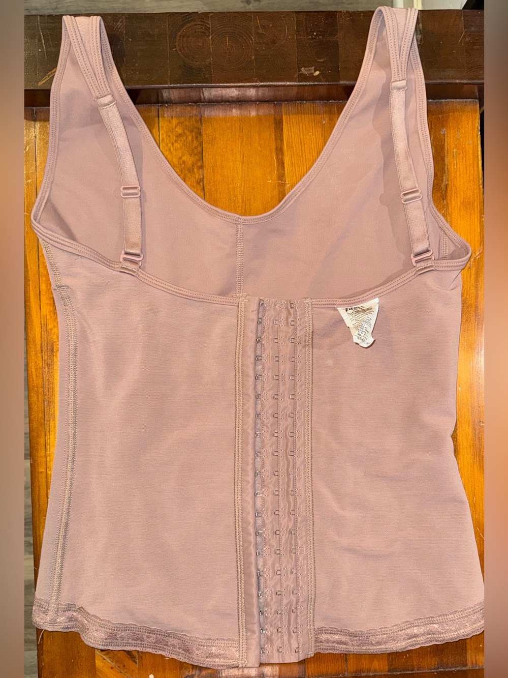 Shapewear Hook-and-Eye Control Faja - Dusty Rose